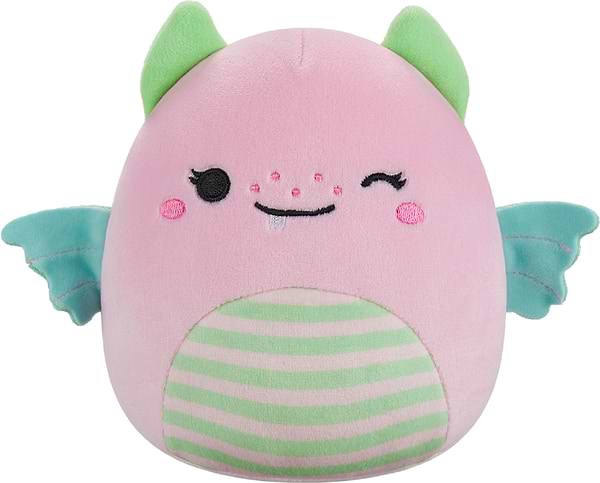 Фото - Мягкая игрушка животное SQUISHMALLOWS РОЗОВЫЙ ДИНО 13 см (SQER01180)