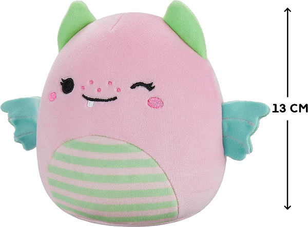 Фото - Мягкая игрушка животное SQUISHMALLOWS РОЗОВЫЙ ДИНО 13 см (SQER01180)