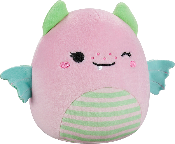 Фото - Мягкая игрушка животное SQUISHMALLOWS РОЗОВЫЙ ДИНО 13 см (SQER01180)
