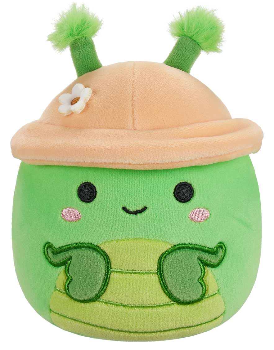 Мягкая игрушка животное SQUISHMALLOWS БОГОМОЛ ТРЕНТОН В ШЛЯПЕ 19 см (SQER01217)