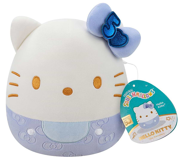 Фото - Мягкая игрушка животное SQUISHMALLOWS ХЕЛЛОУ КИТТИ В СИНЕМ 20 см (SQSN00500)