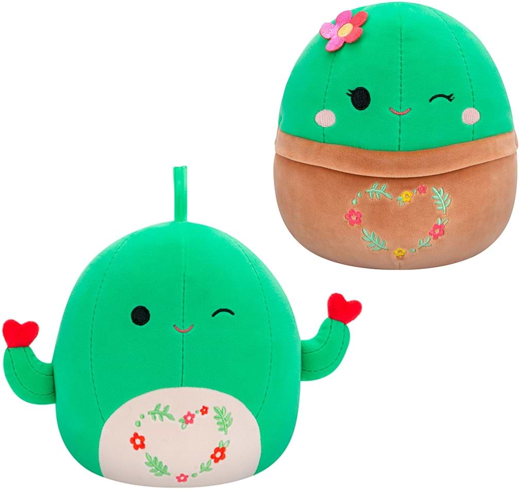 М'яка іграшка SQUISHMALLOWS ДРУЗІ КАКТУСИ 19 см 2 шт. (SQVA00845)