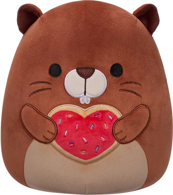 Фото - М'яка іграшка герой SQUISHMALLOWS БОБЕР ЧІП 19 см (SQVA00856)