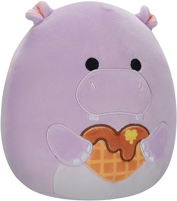 Фото - М'яка іграшка SQUISHMALLOWS БЕГЕМОТ ХАННА 19 см (SQVA00859)