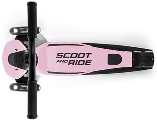 Фото - Трёхколёсный самокат Scoot&Ride Highwaykick-5 со светящимися колесами (SR-190117-ROSE)
