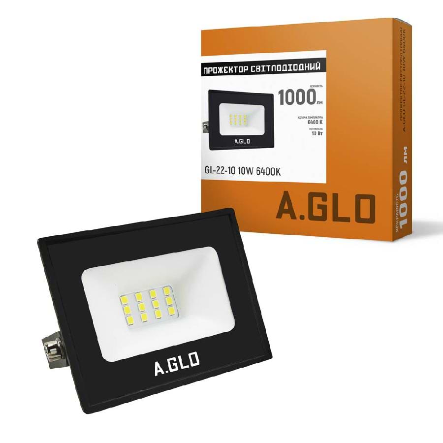 Светодиодный прожектор A.GLO GL-22-10 10W 6400K (000058902) - Фото 1