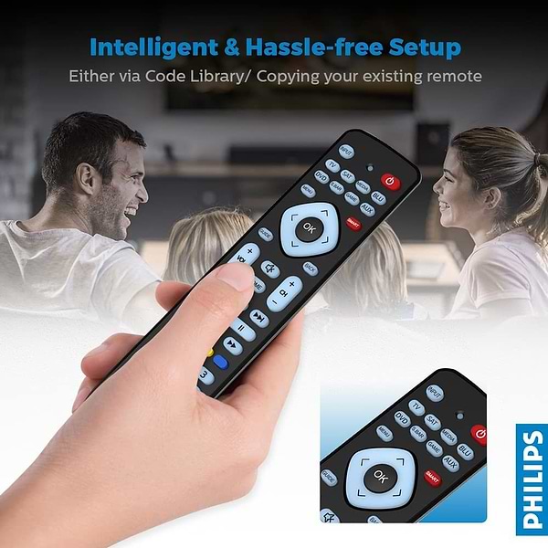 Фото - Пульт ДУ универсальный Philips Perfect replacement 8-в-1 (SRP2018/10)