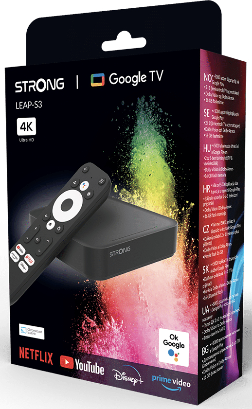 Фото - Стационарный медиаплеер Strong Android TV LEAP-S3