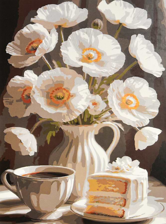 Картина по номерам Strateg Сладкое утро 30х40 (SS-1341)