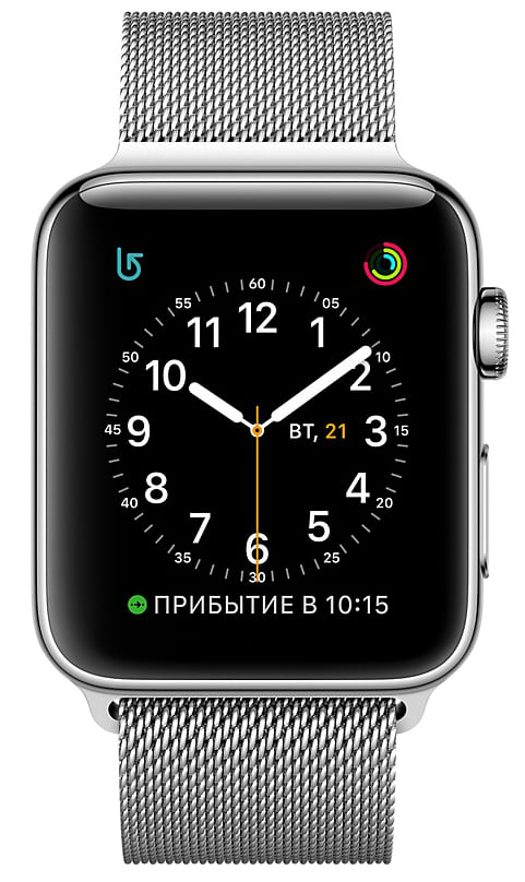 Фото - Смарт-часы Apple Watch Series 2  42mm Stainless Steel Case with Silver Milanese Loop  Model A1758 (ZKMNPU2FSA)