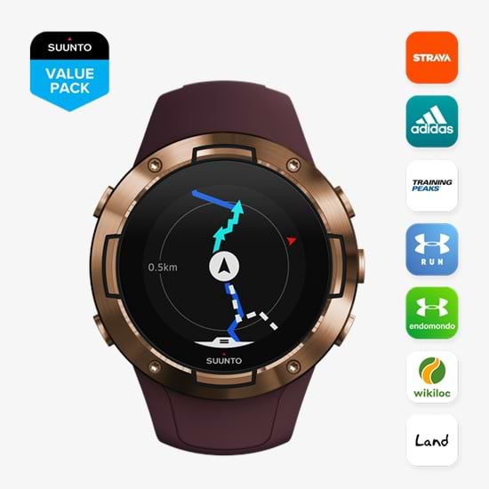 Фото - Мікропошкодження - Смарт-годинник Suunto 5 BURGUNDY COPPER