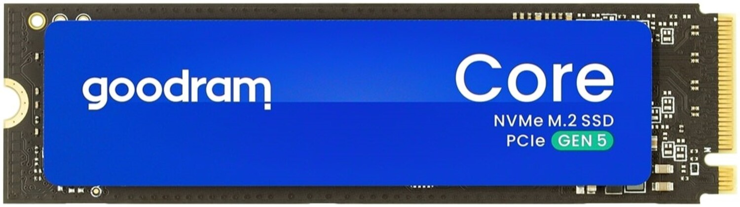 SSD-накопитель внутренний Goodram 1TB Core M.2 2280 PCIe 5.0 x4 NVMe 3D NAND (SSDR-GRC01-1K0-80)
