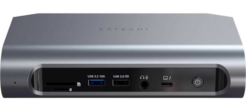 Док-станція Satechi Хаб Satechi Thunderbolt 4 Multimedia Pro Dock Space Gray (ST-DT4PMM-EU) - Фото 1