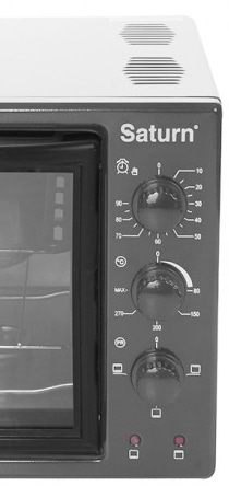 Фото - Піч електрична Saturn ST-EC3803 Gray