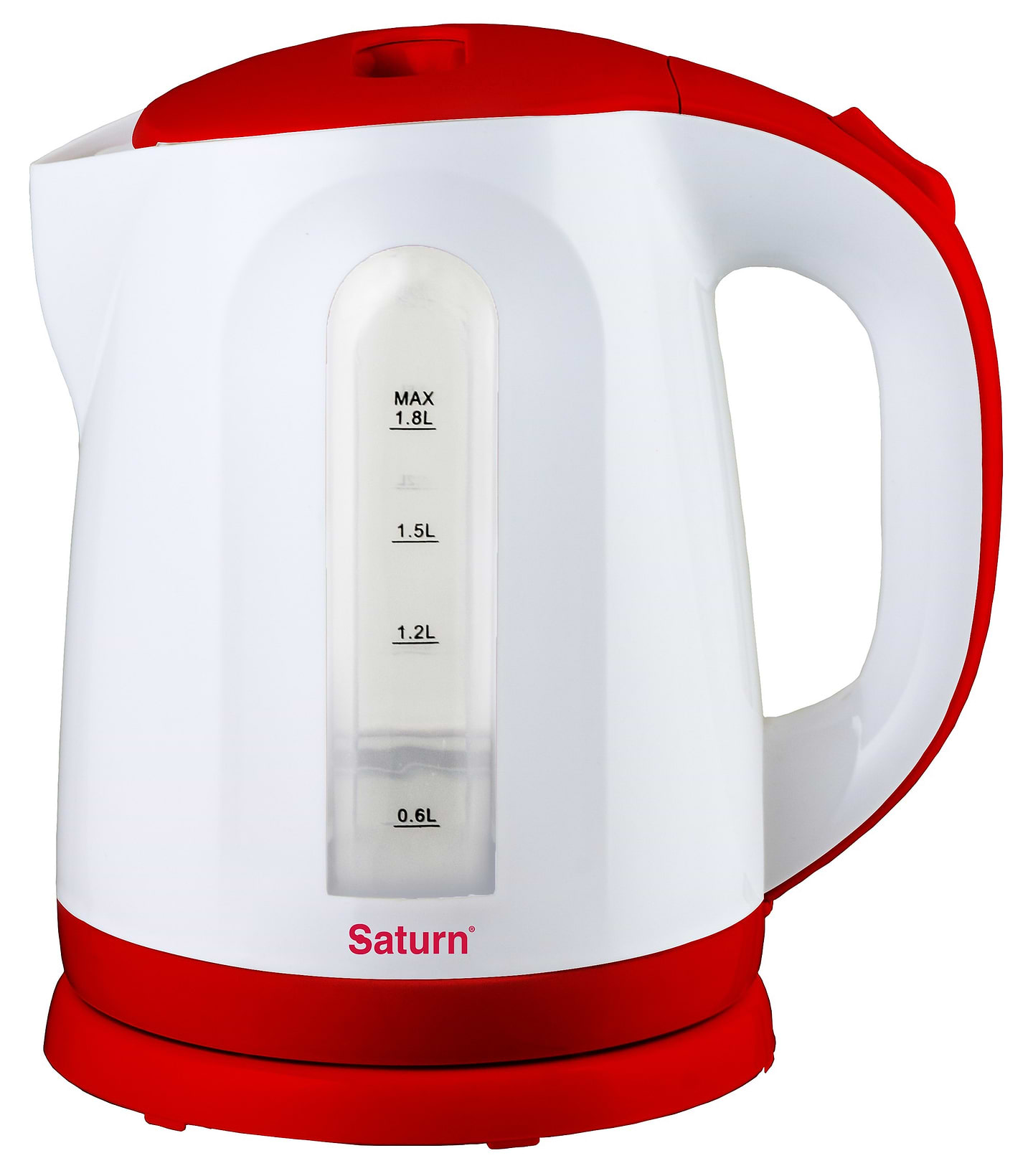 Електричний чайник Saturn ST-EK8414 Red with white