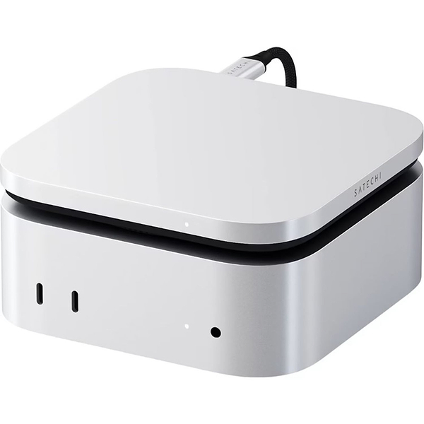 Фото - Мультимедіа док-станція Satechi USB4 Slim NVMe SSD Enclosure Silver (ST-EU4SNSS)