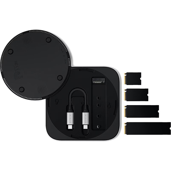 Фото - Мультимедіа док-станція Satechi USB4 Slim NVMe SSD Enclosure Silver (ST-EU4SNSS)