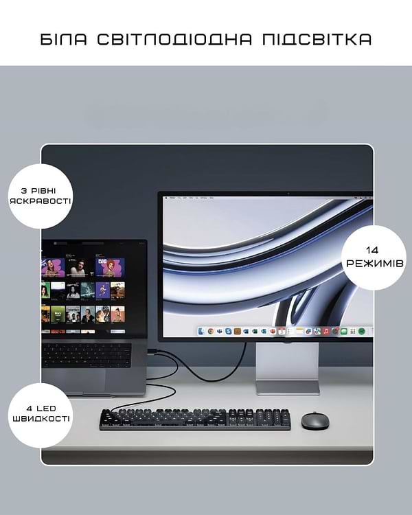 Фото - Клавиатура беспроводная Satechi SM3 Slim Mechanical Backlit Bluetooth Keyboard Dark (ST-KSM3DK-EN)