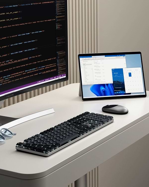 Фото - Клавиатура беспроводная Satechi SM3 Slim Mechanical Backlit Bluetooth Keyboard Dark (ST-KSM3DK-EN)