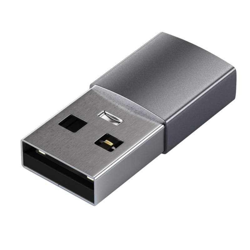 Перехідник Satechi Aluminum Type-A to Type-C Adapter Space Gray (ST-TAUCM) - Фото 1