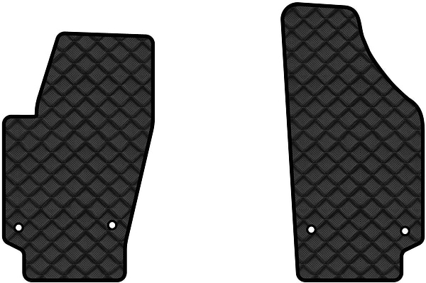 Фото - Килимки з екошкіри в салон авто передні EVAtech ECO для Ibiza (6J) Seat 2008-2017 4 покоління Combi EU ST12248AG2AV4BBB