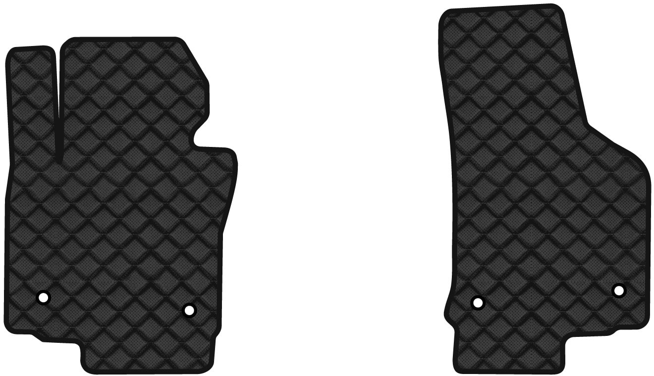 Килимки з екошкіри в салон авто передні EVAtech ECO для Leon (1P) Seat 2005-2012 2 покоління Htb EU ST1730AV2AV4BBB