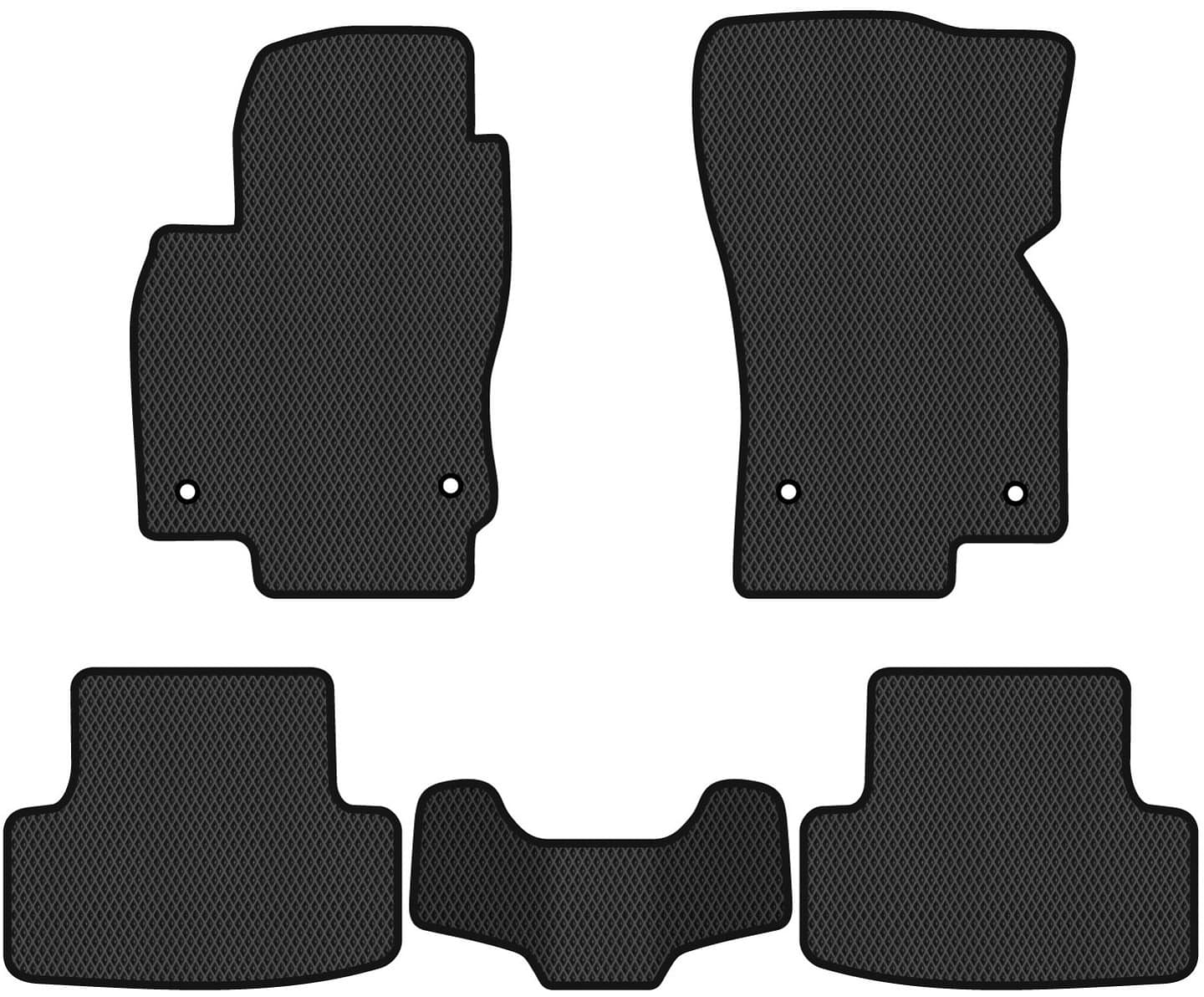 EVA коврики в салон авто EVAtech для Ateca Seat 2016 1 поколение SUV EU (ST42306CP5AV4RBB)