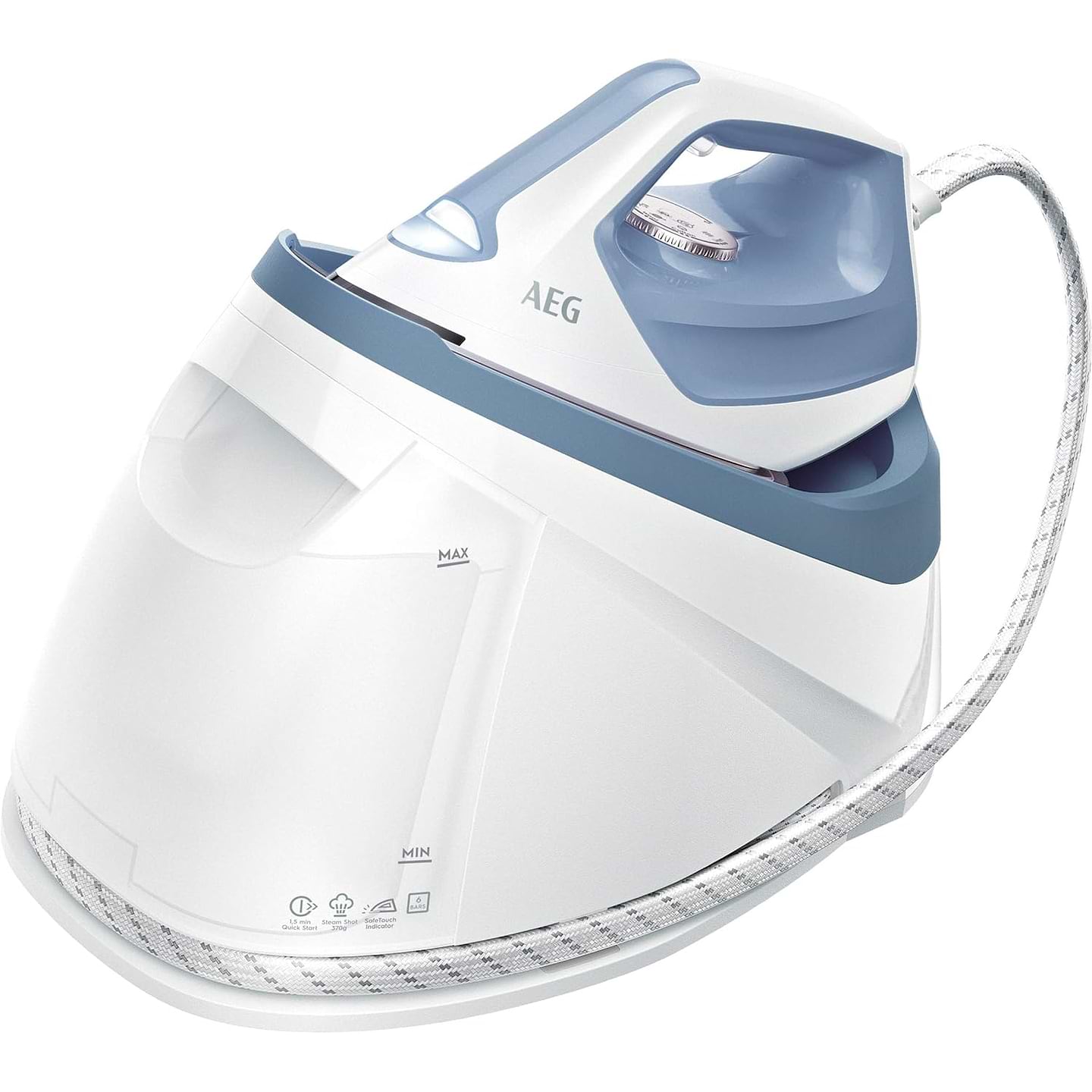 Утюг с парогенератором AEG Delicate 7000 Denim Blue (ST7-1-2DB) - Фото 1