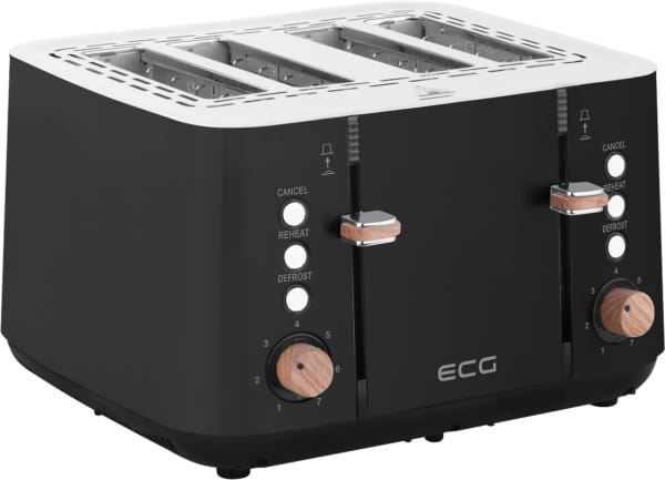 Фото - Тостер ECG ST 4768 Timber Black Фото - Тостер ECG ST 4768 Timber Black