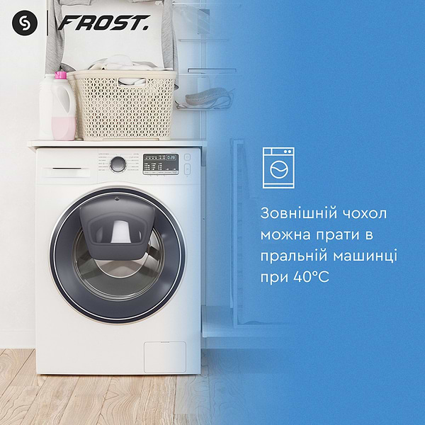 Фото - Подушка ортопедическая Sonex гибридная с памятью и эффектом охлаждения Frost 50x70 см (SO102467)