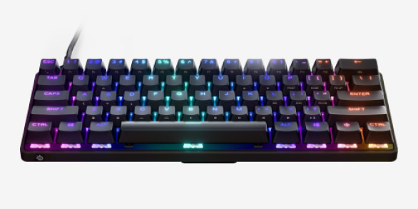 Фото - Клавіатура дротова ігрова SteelSeries APEX 9 mini (64837)