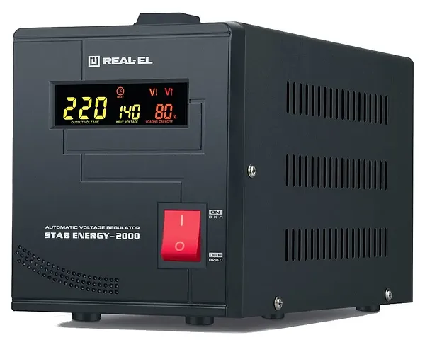 Фото - Стабілізатор напруги REAL-EL STAB ENERGY-2000