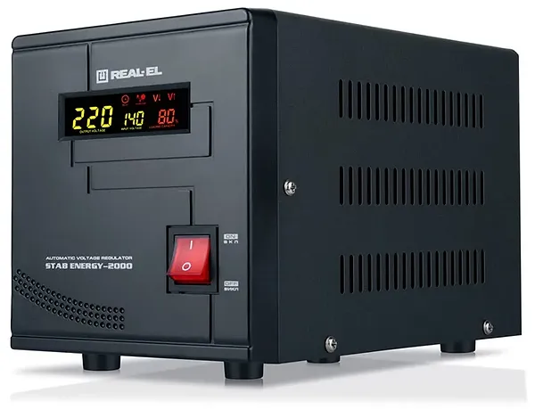 Фото - Стабілізатор напруги REAL-EL STAB ENERGY-2000