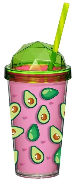 Склянка з трубочкою Herevin Avocado 0.54 л (161349-001)