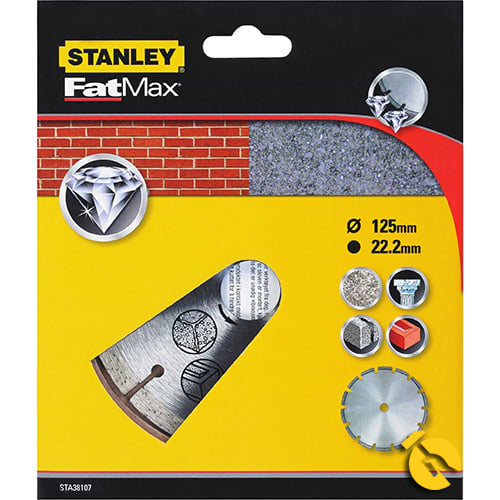 Диск алмазный Stanley 125x22.2 мм (STA38007)