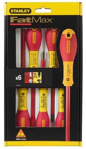 Набір викруток Stanley FatMax VDE 1000V 6 шт. (0-65-441)