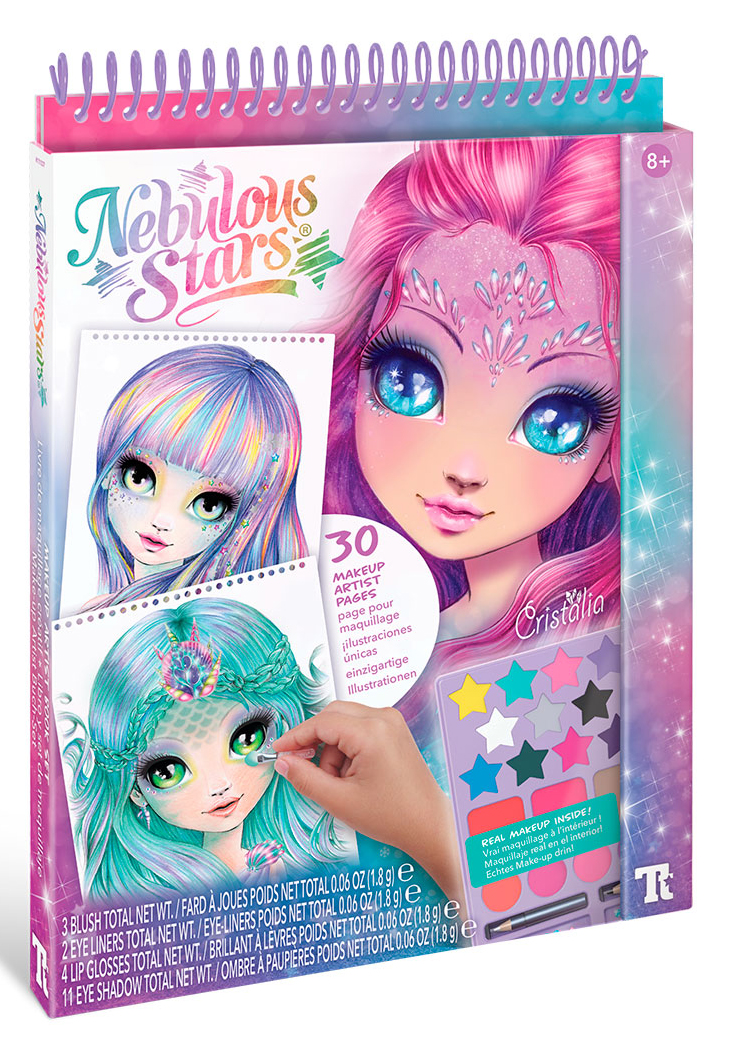 Набор для творчества микс Nebulous Stars СКЕТЧБУК: МАКИЯЖ, СИЯНИЕ ГАЛАКТИК (11137)