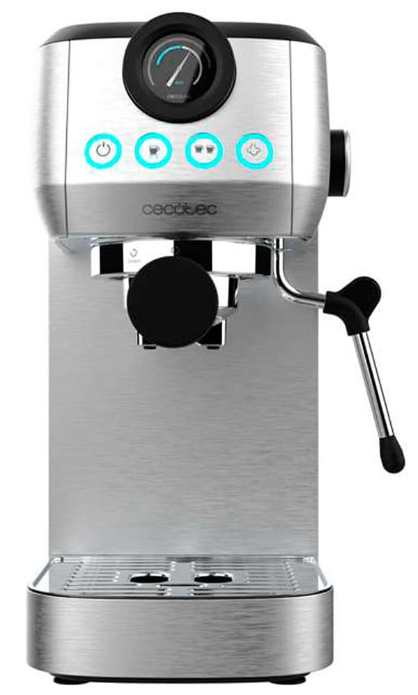 Фото - Кавоварка ріжкова Cecotec Power Espresso 20 Steel Pro (CCTC-01984)