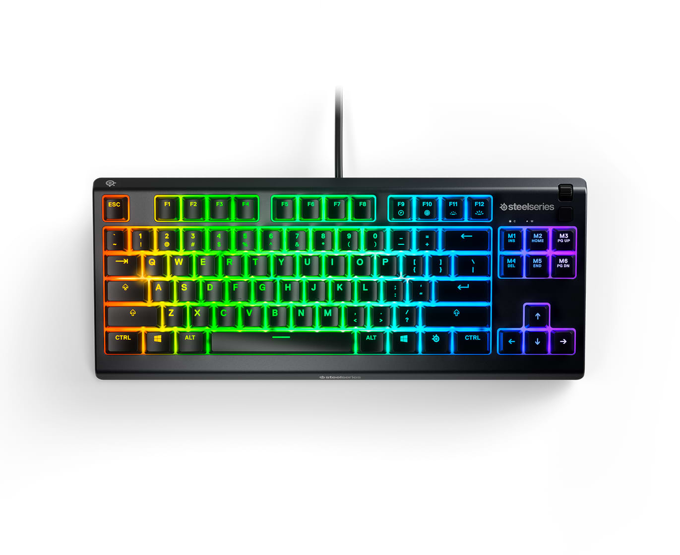 Клавиатура проводная игровая SteelSeries APEX 3 TKL UA (64831) - Фото 1