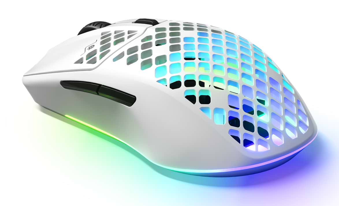 Мышь беспроводная игровая SteelSeries Aerox 3 Ghost (62610) - Фото 1