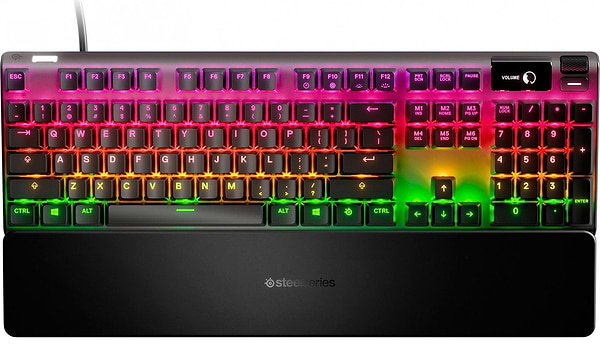 Фото - Клавіатура дротова ігрова SteelSeries Apex 7 Red Switches (64636)