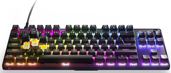 Фото - Клавиатура проводная игровая SteelSeries Apex 9 TKL (64847)