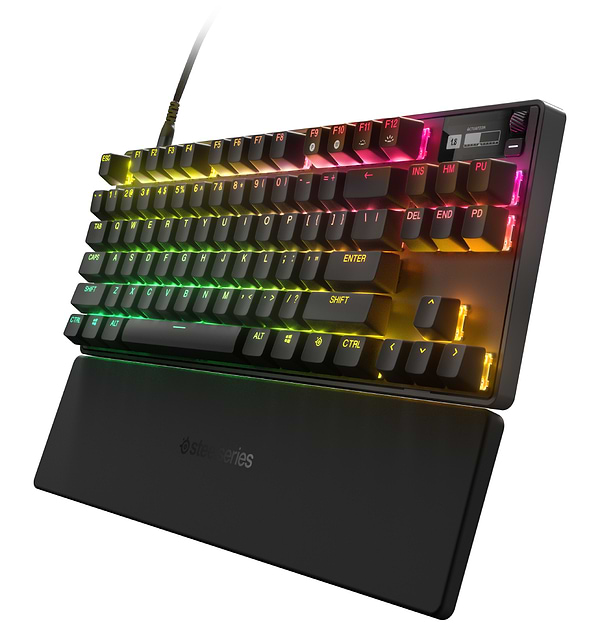 Фото - Клавіатура дротова ігрова SteelSeries APEX PRO TKL 2023 (64856)
