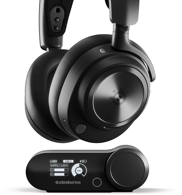 Фото - Гарнітура бездротова ігрова SteelSeries Arctis Nova Pro Wireless Black (61520)