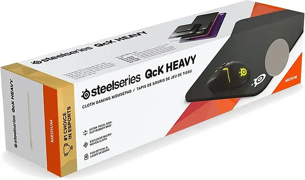Фото - Коврик для мыши игровой SteelSeries QcK Heavy Medium 2020 Edition (63836)