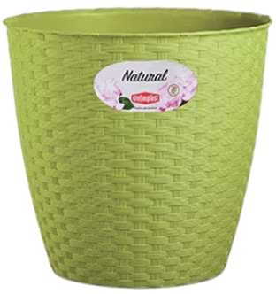 Вазон Stefanplast NATURAL фісташковий 14х12.8 см (73435)