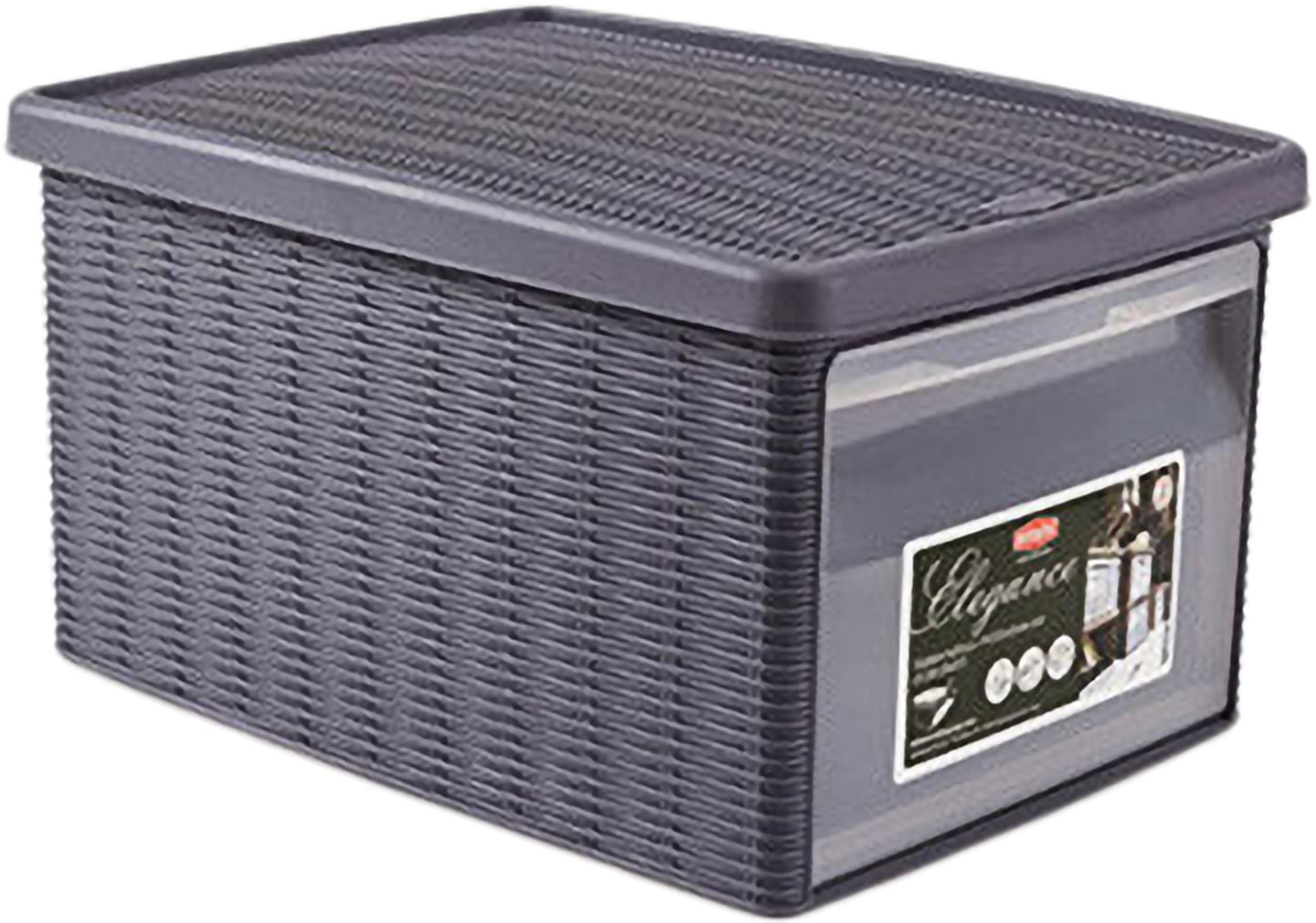 Корзина для зберігання Stefanplast ELEGANCE блакитна 39х29х21 см (29993)