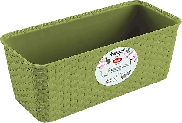 Фото - Вазон Stefanplast NATURAL 30х13х11 см 73657