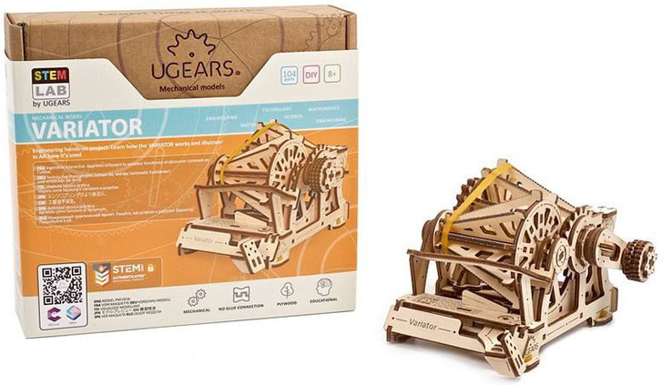 3D пазли Ugears Варіатор STEM (70147) - Фото 1