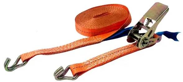 Фото - Стяжний ремінь Poputchik з гаками 0.8т. 6 м (29-502-IS)